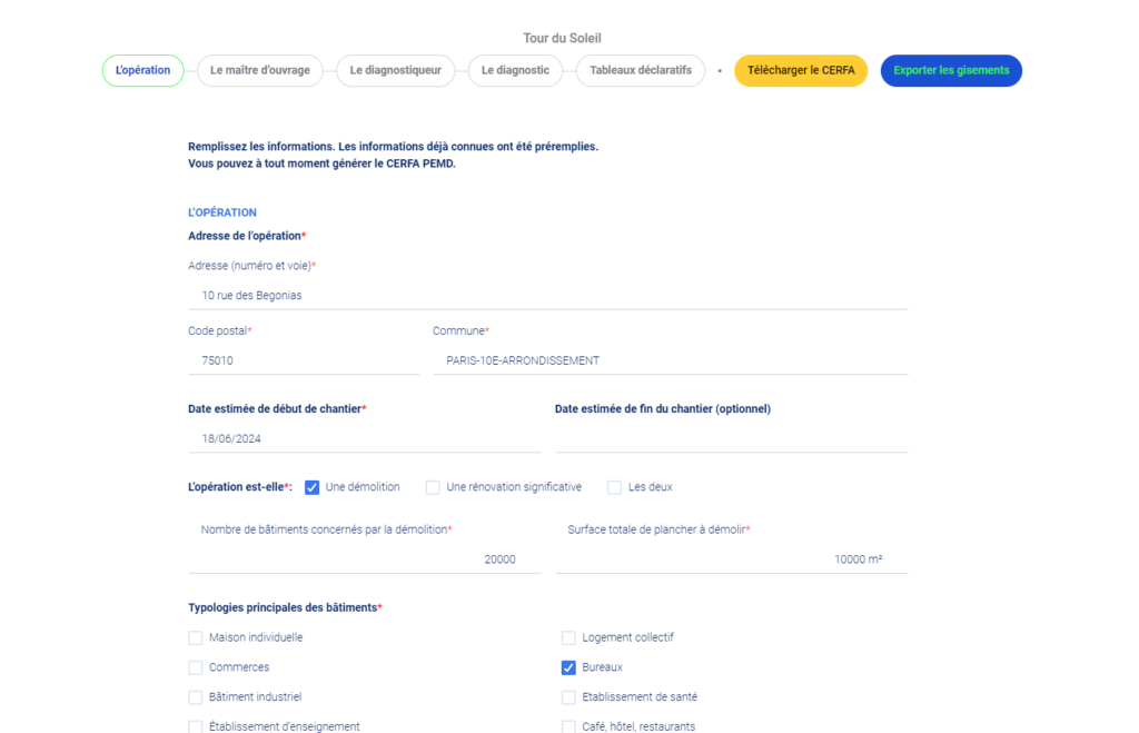Application web Diag It, diagnostics PEMD et ressources.